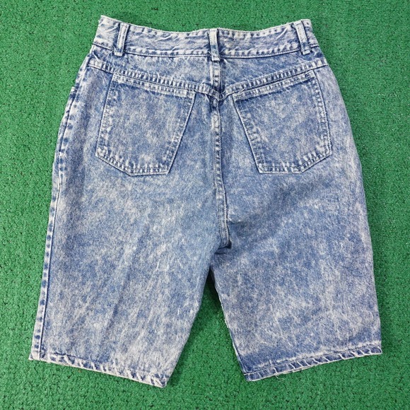 VINTAGE JEAN ST TROPEZ CLOTHING ACID WASH USA MADE DENIM JEAN SHORTS WOMENS 11 - Picture 6 of 11